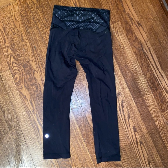 Lululemon ultra high rise leggings with design - Picture 3 of 6